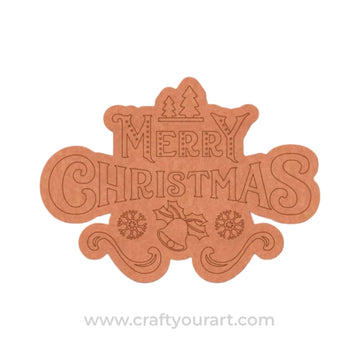 Christmas Pre Marked Base MDF Design 1
