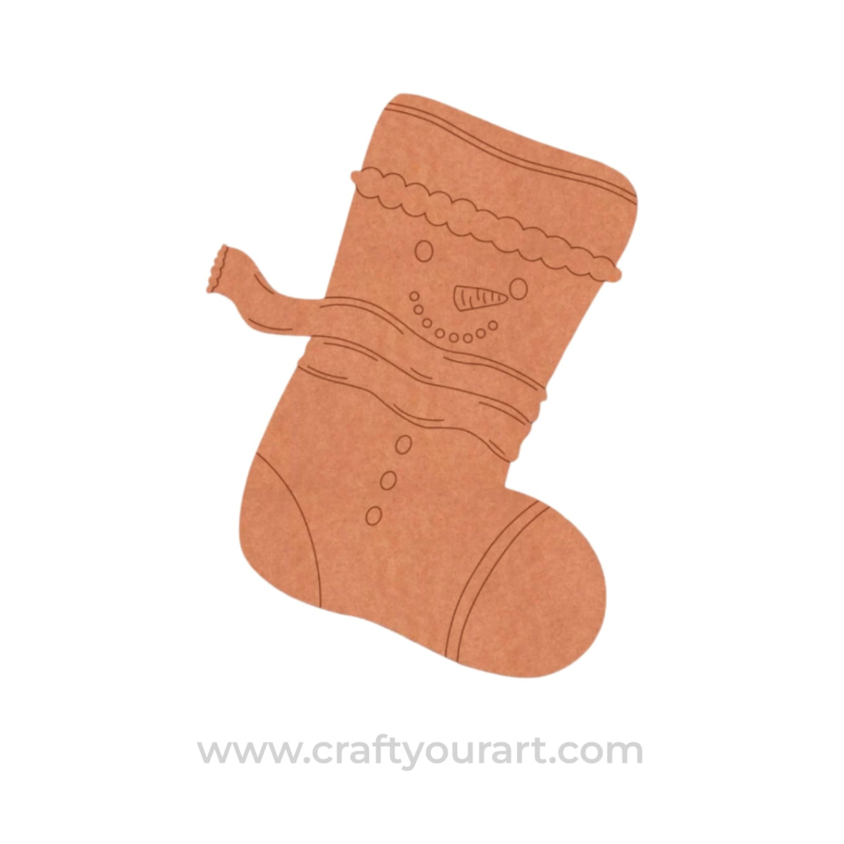 Christmas Stockings Pre Marked MDF Design 2