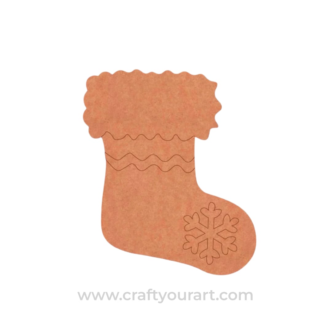 Christmas Stockings Pre Marked MDF Design 5
