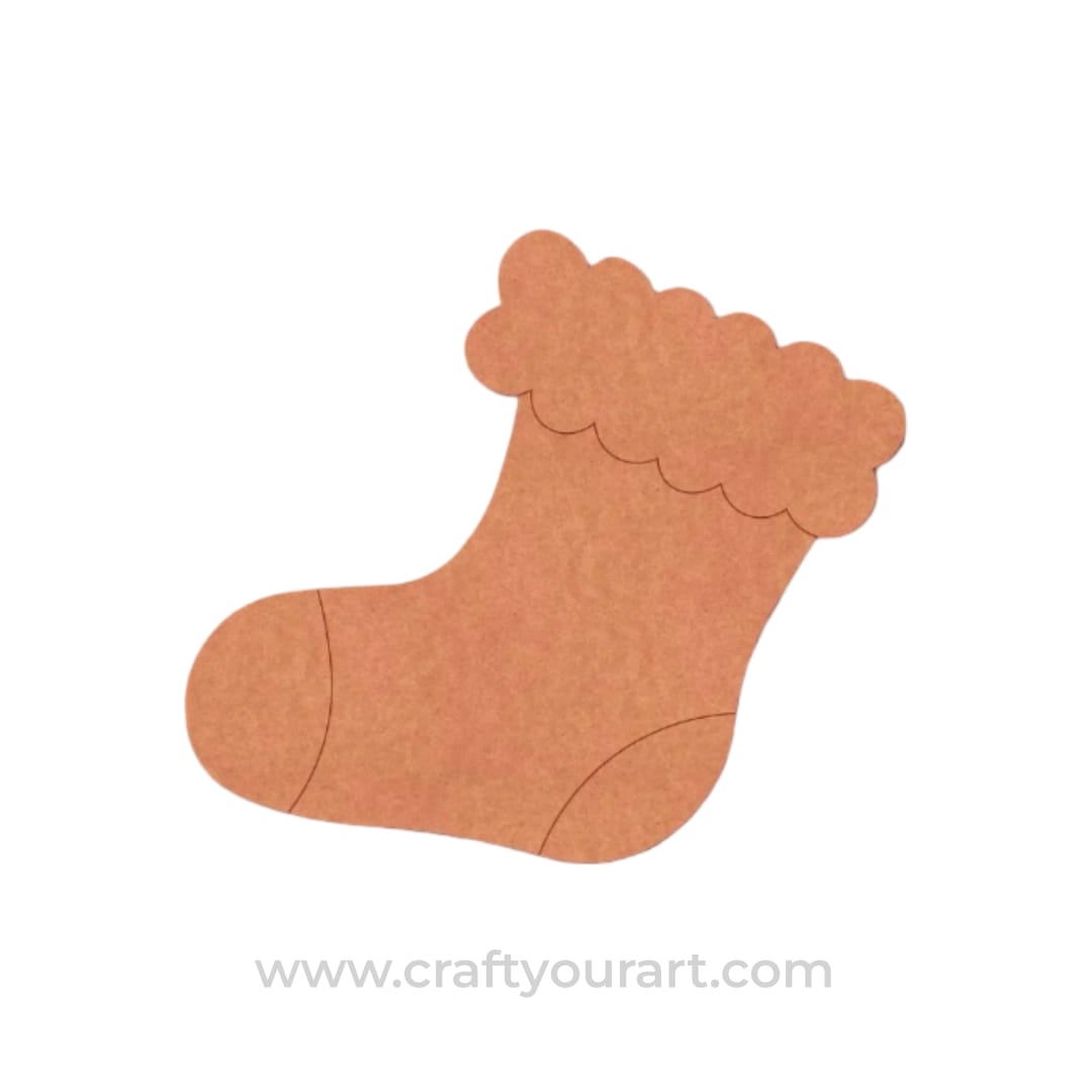 Christmas Stockings Pre Marked MDF Design 7