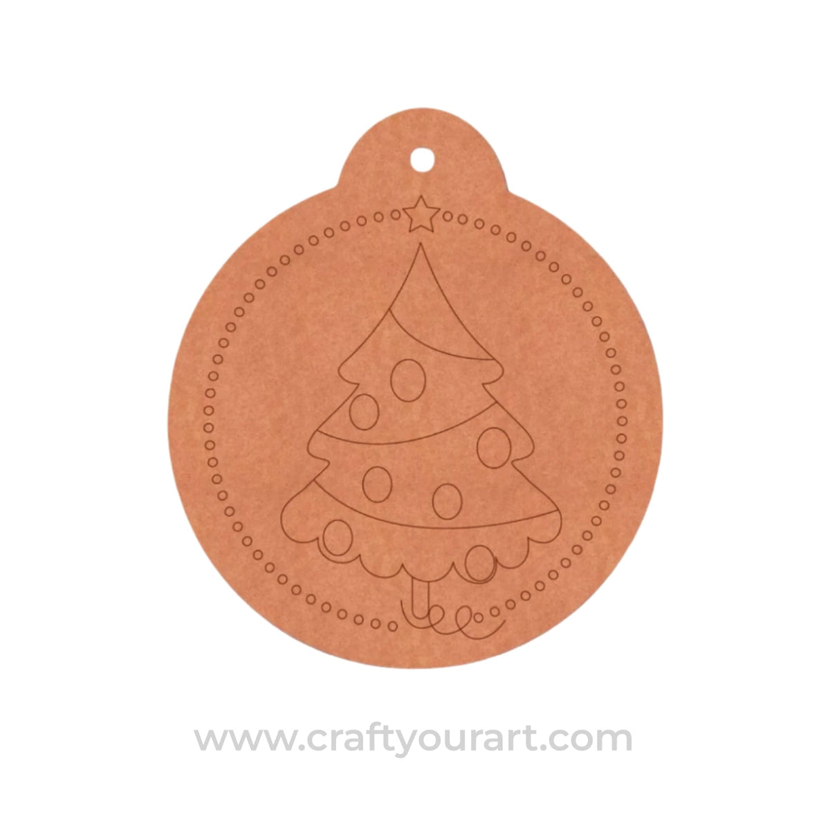 Christmas Tree Pre Marked Base MDF Design 1