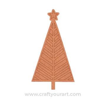 Christmas Tree Pre Marked MDF Design 2