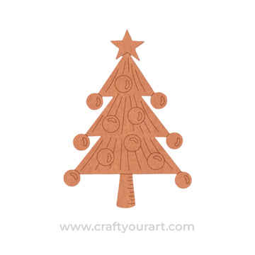Christmas Tree Pre Marked MDF Design 3