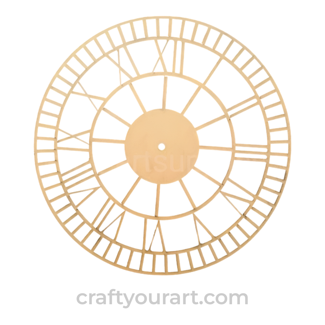 Clock Base for Macrame