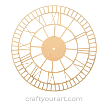 Clock Base for Macrame