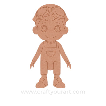 Cocomelon Boy Pre Marked MDF Design 1