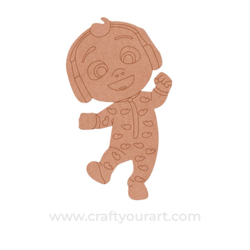 Cocomelon Boy Pre Marked MDF Design 3