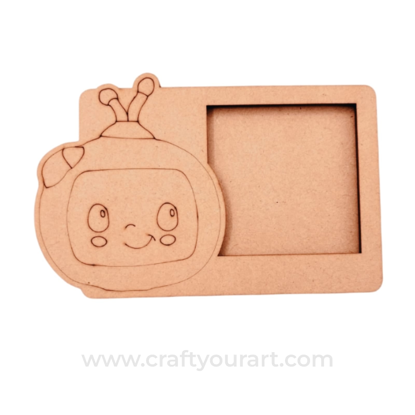 Cocomelon Three Layered Photo Frame MDF Design 1