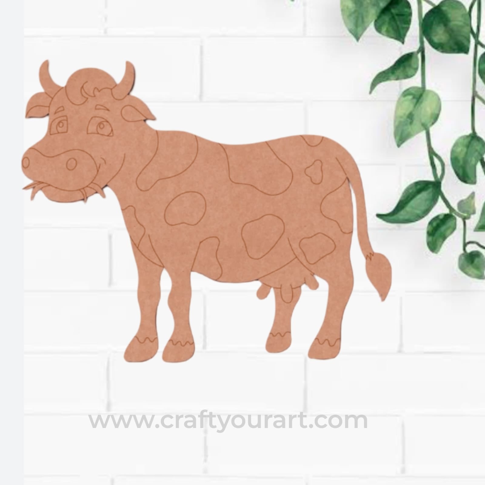 Cow Pre Marked MDF Design 3