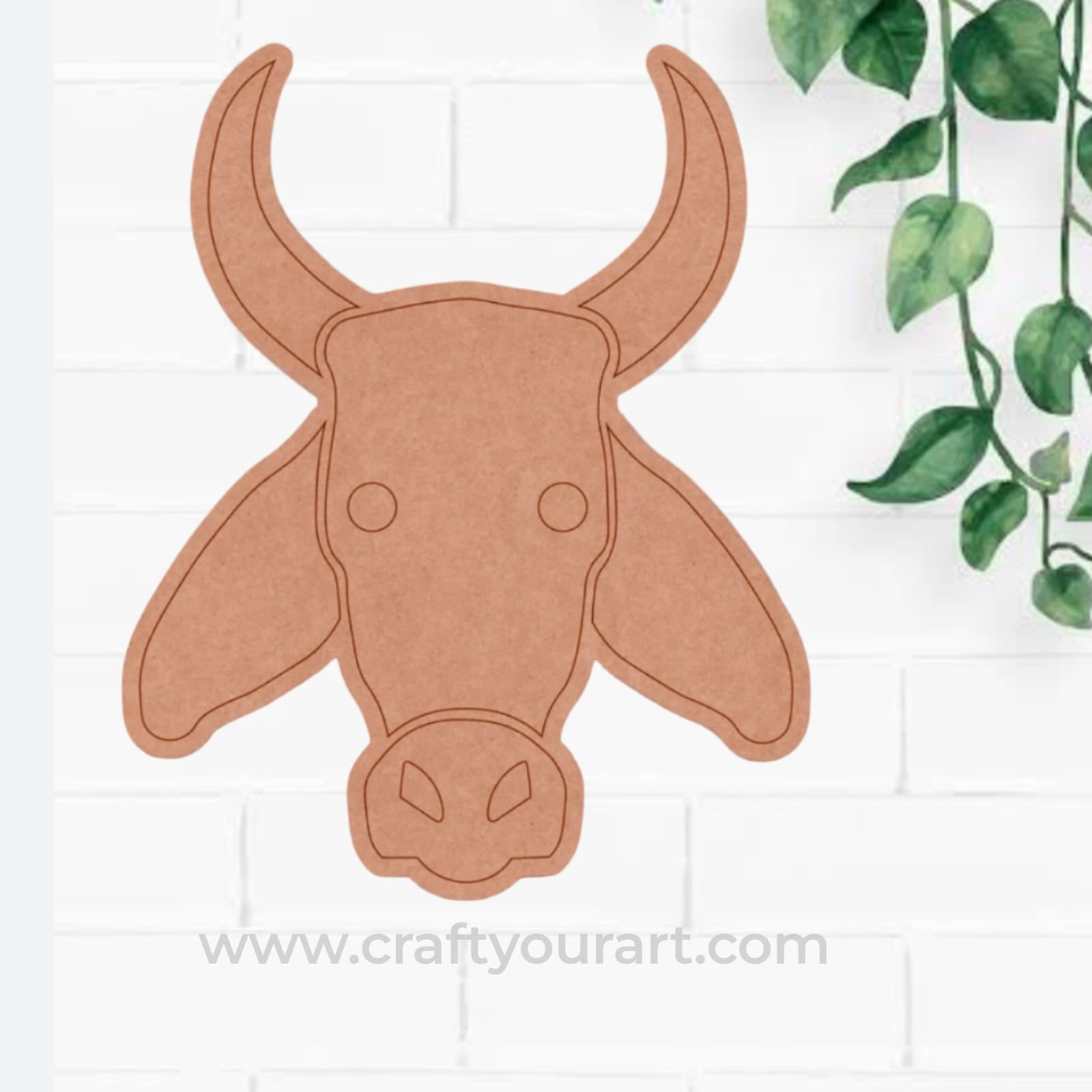 Cow Pre Marked MDF Design 4