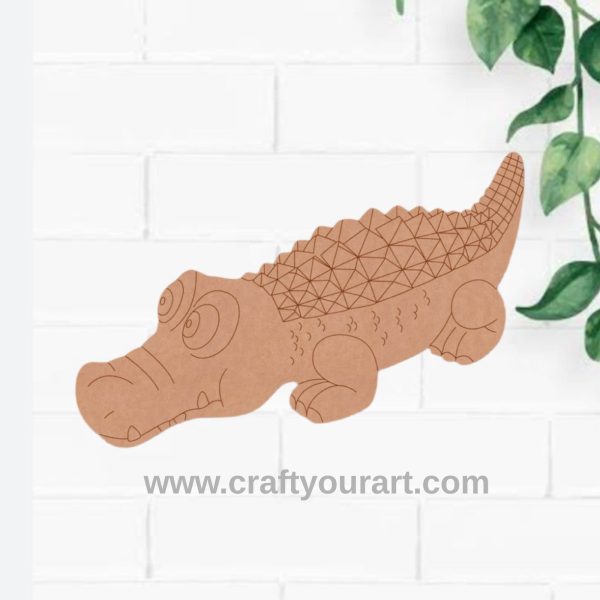 Crocodile Pre Marked MDF Design 3