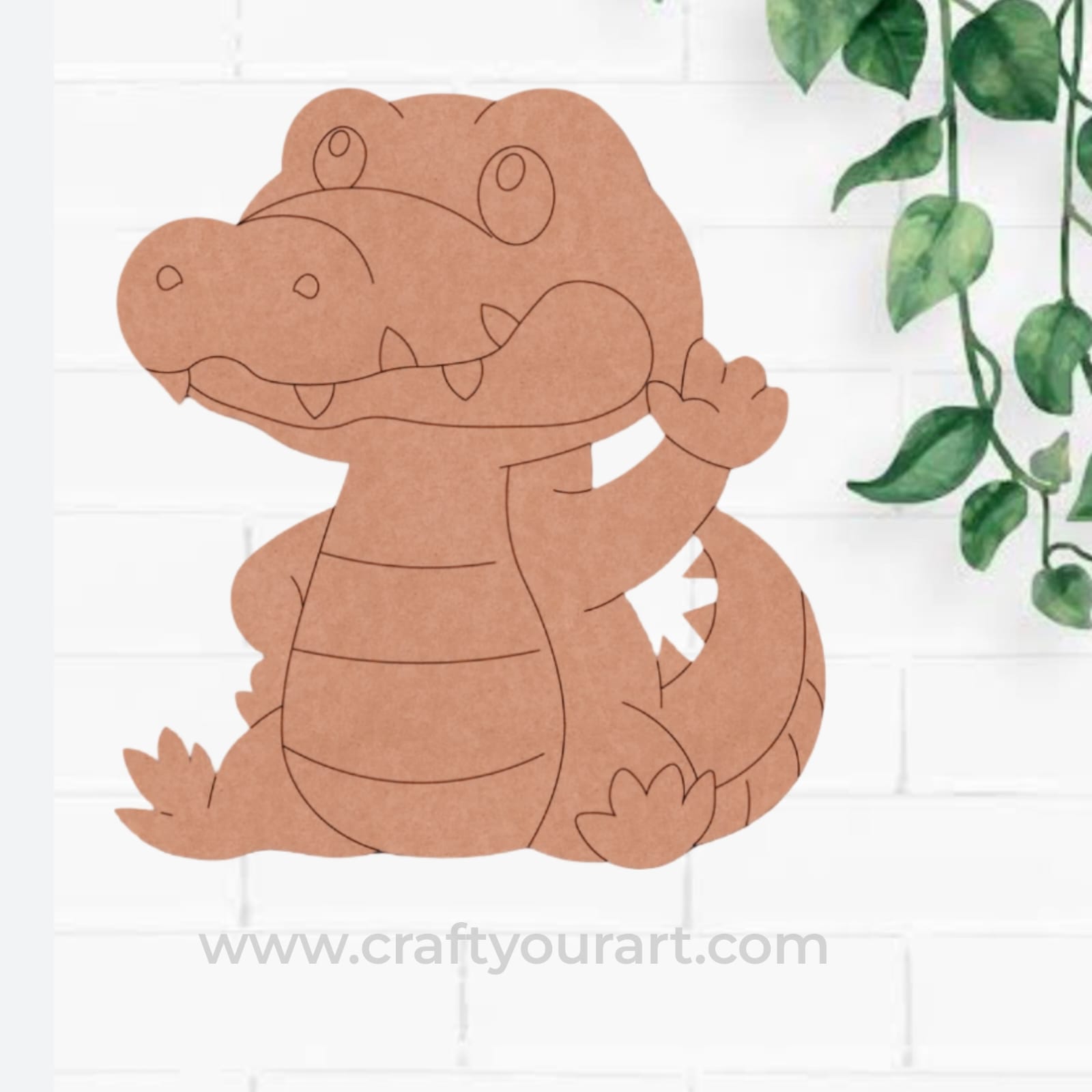 Crocodile Pre Marked MDF Design 7
