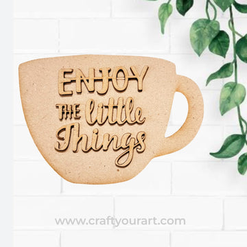 Cup 2 layer with Quote Pre Marked Design 3