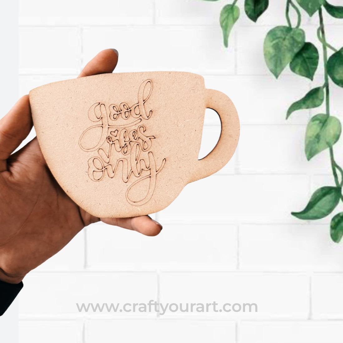 Cup 2 layer with Quote Pre Marked Design 1