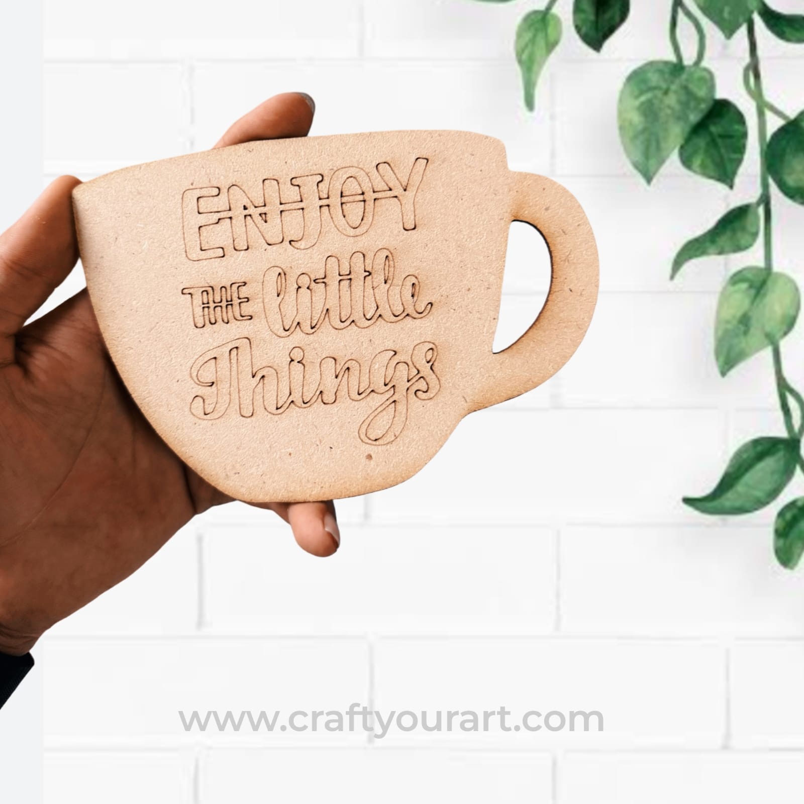 Cup 2 layer with Quote Pre Marked Design 3