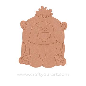 Cute Dog Pre Marked MDF Design 1