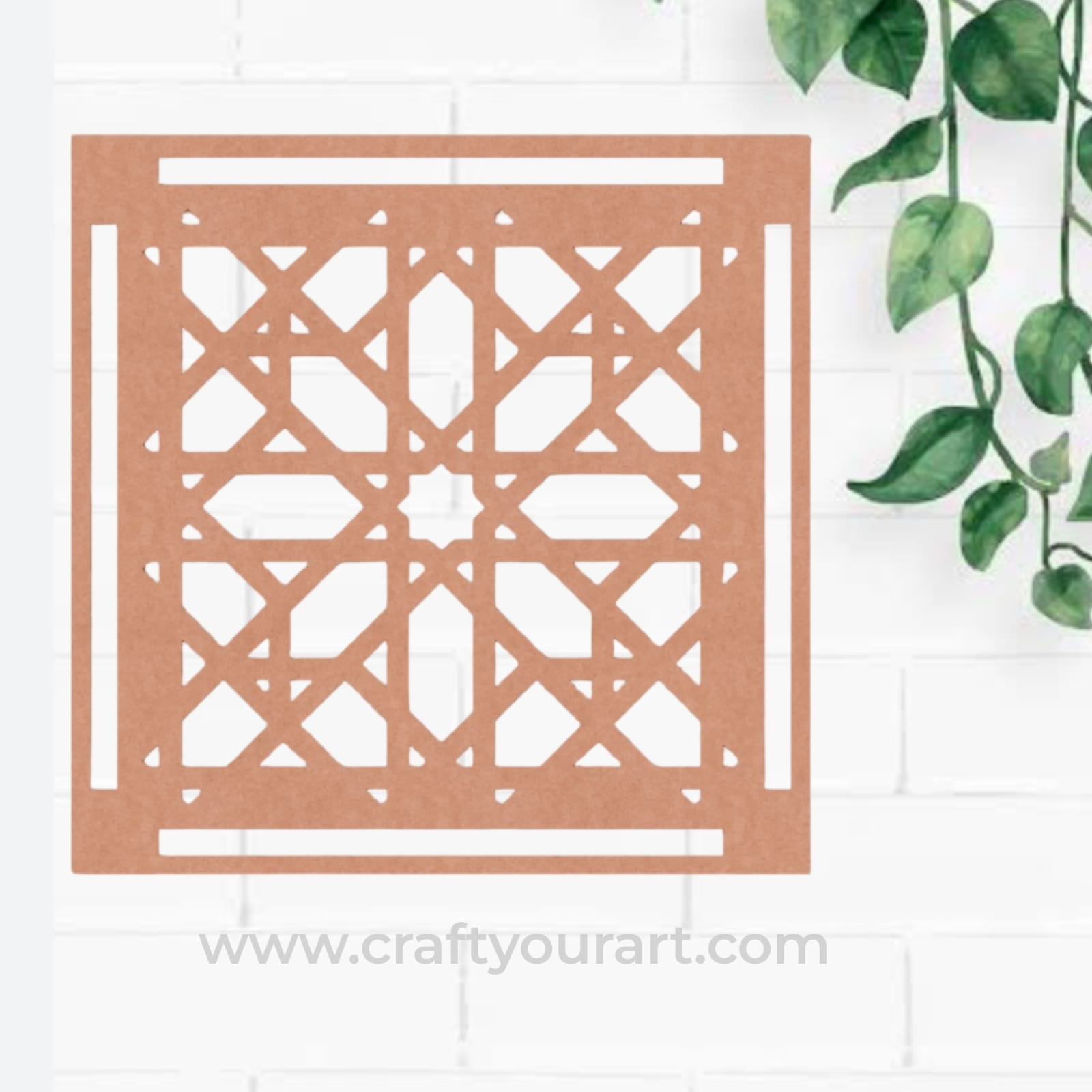 DIY Rangoli Base MDF Design 1