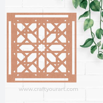 DIY Rangoli Base MDF Design 1
