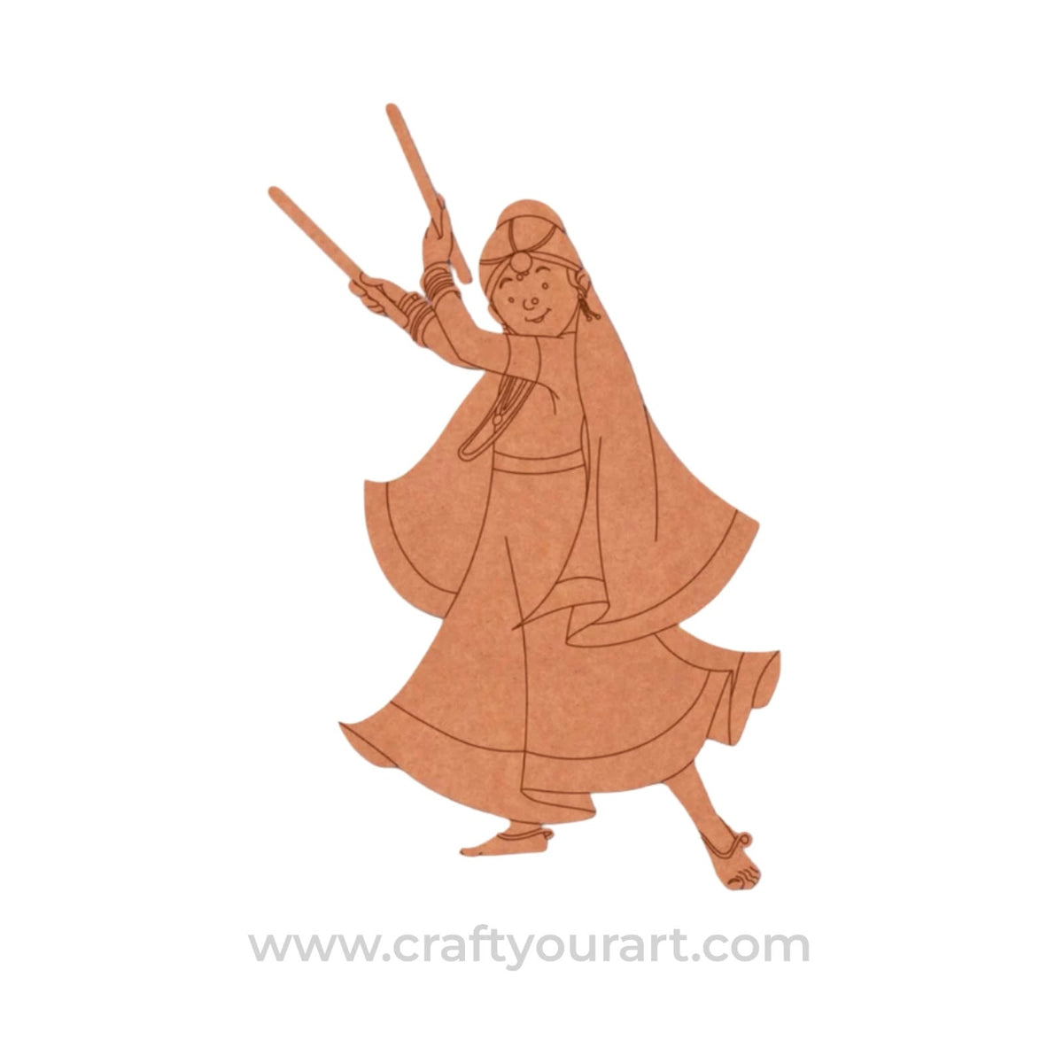 Dancing Woman Pre Marked MDF Design 13