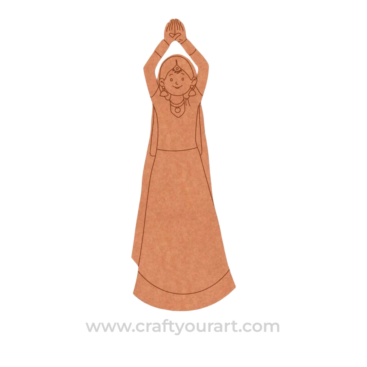 Dancing Woman Pre Marked MDF Design 15