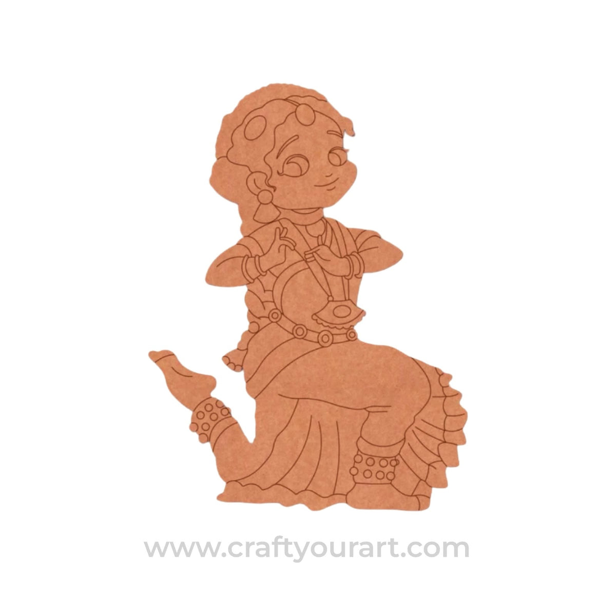 Dancing Woman Pre Marked MDF Design 16