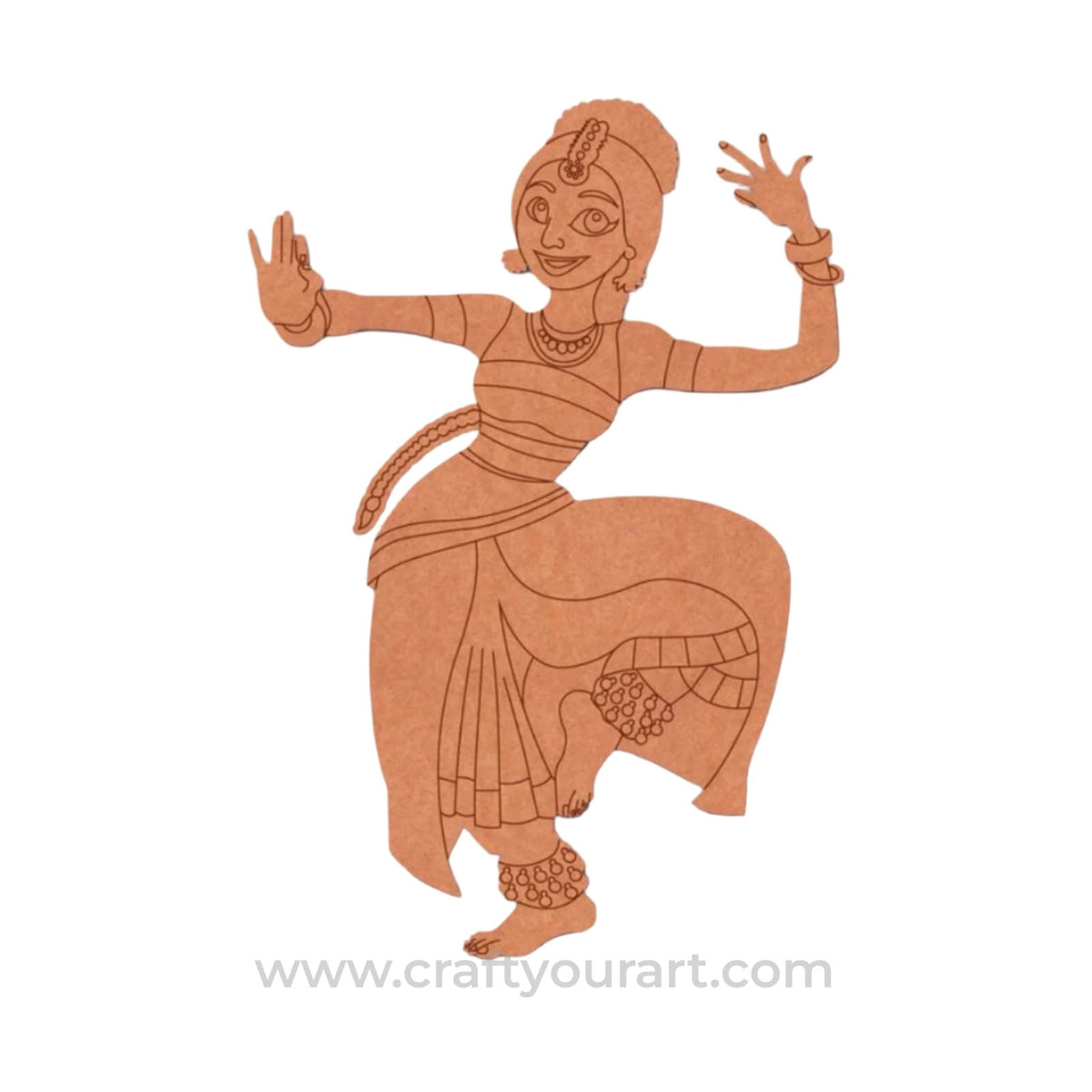 Dancing Woman Pre Marked MDF Design 20