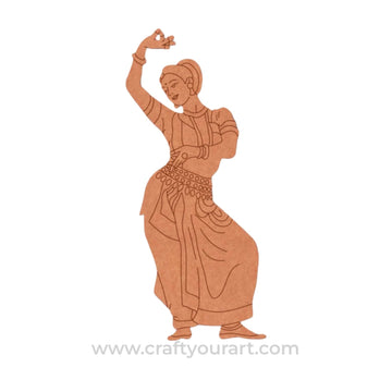 Dancing Woman Pre Marked MDF Design 22