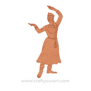 Dancing Woman Pre Marked MDF Design 24