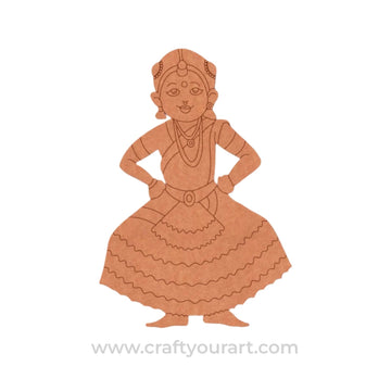 Dancing Woman Pre Marked MDF Design 3