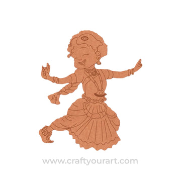 Dancing Woman Pre Marked MDF Design 4