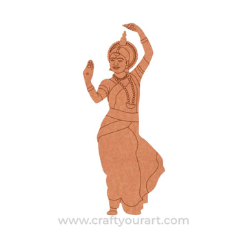 Dancing Woman Pre Marked MDF Design 7