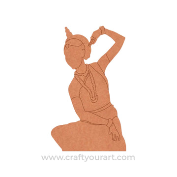 Dancing Woman Pre Marked MDF Design 8