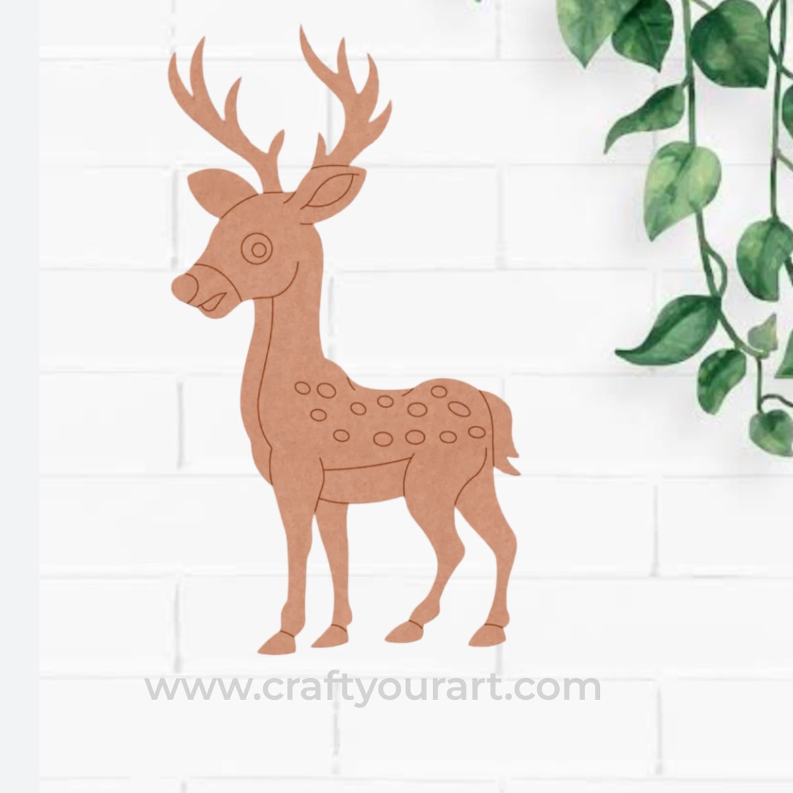 Deer Pre Marked MDF Design 7