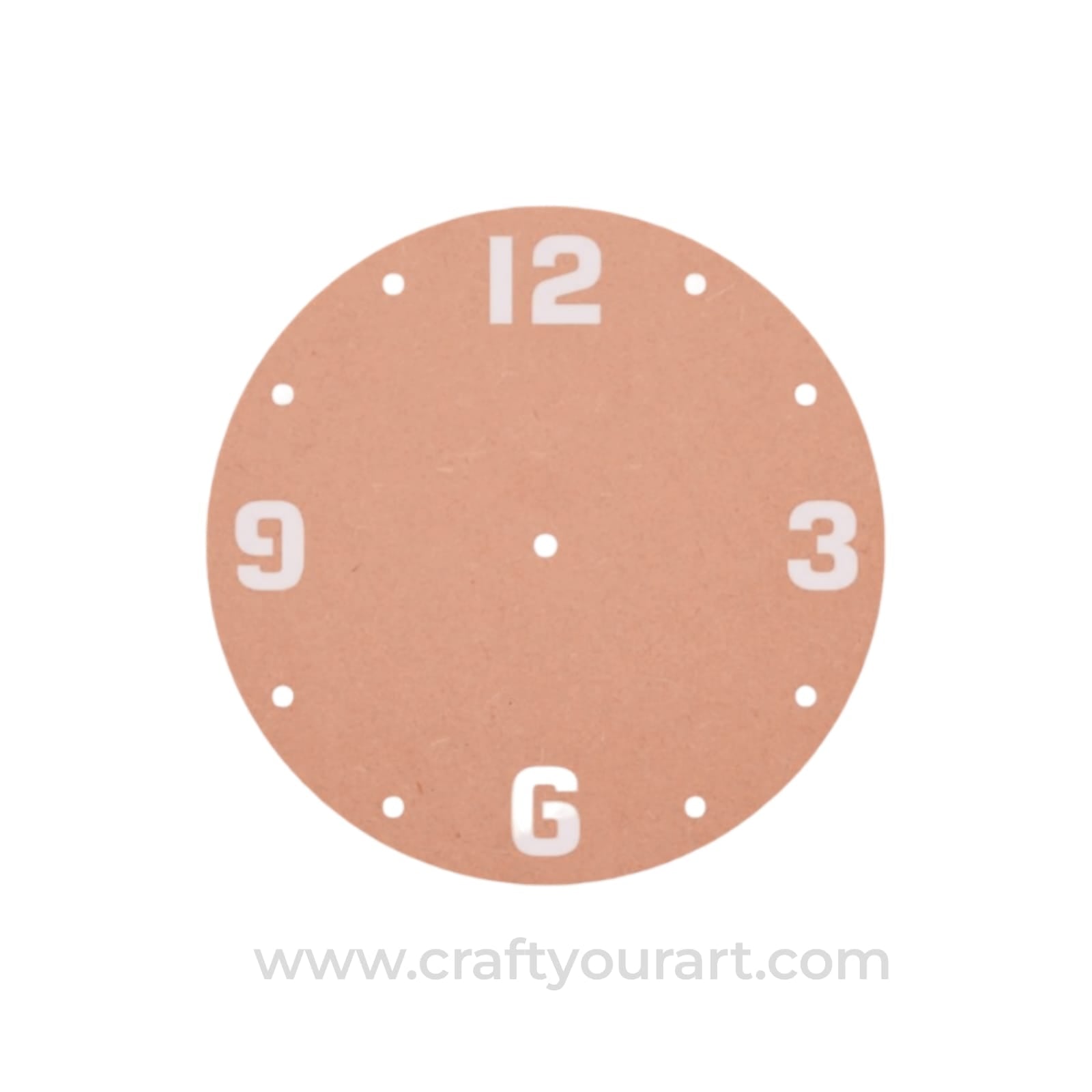 Designer Clock Base MDF Design 1