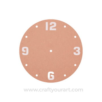 Designer Clock Base MDF Design 1
