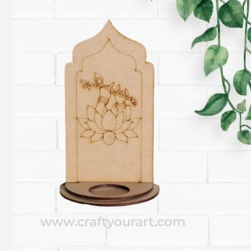Designer Jharokha Tealight Pre Marked MDF Design 7