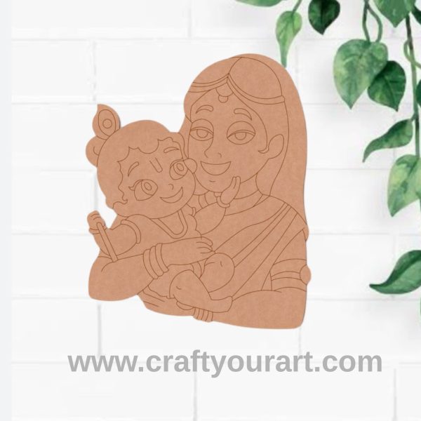 Devaki Bal Krishna Pre Marked MDF Design 27