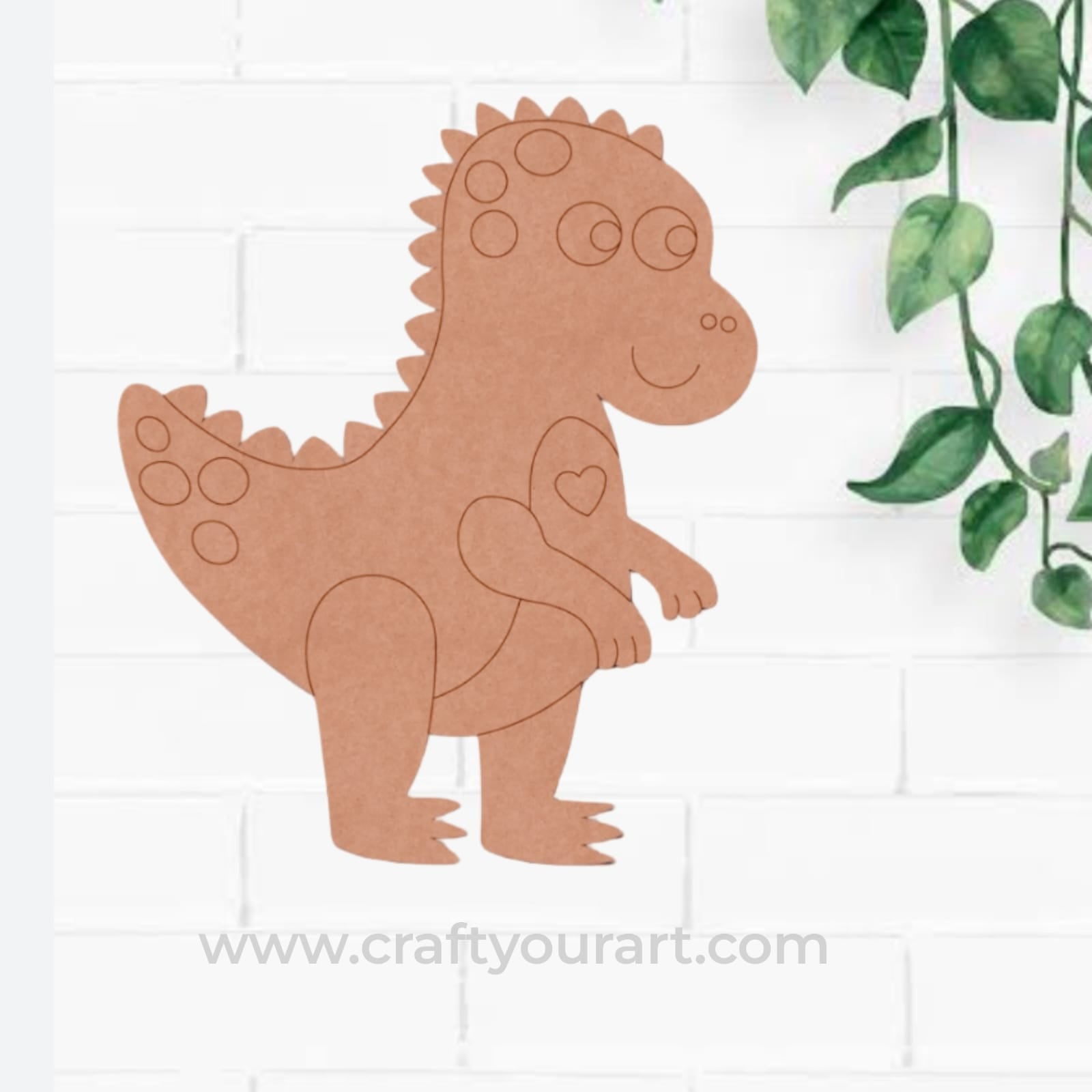 Dinosaur Pre Marked MDF Design 6