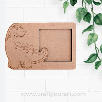 Dinosaur Three Layered Photo Frame MDF Design 1