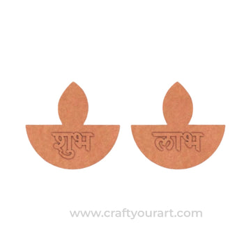 Diya Shubh Labh Base MDF Design 87