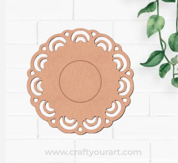 Diya Tealight Holder MDF Design 23