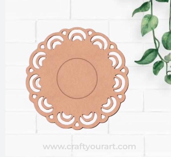 Diya Tealight Holder MDF Design 23