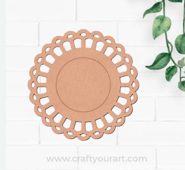 Diya Tealight holder MDF Design 26