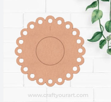 Diya Tealight holder MDF Design 29