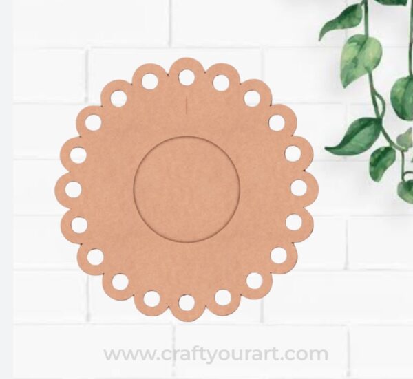Diya Tealight holder MDF Design 29