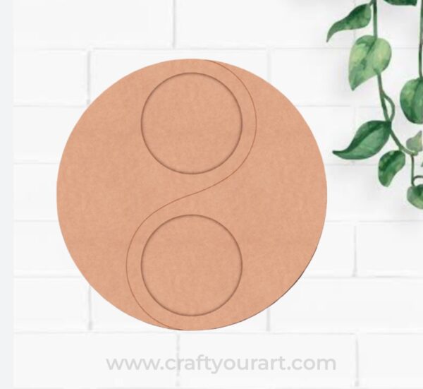 Diya Tealight Holder MDF Design 32