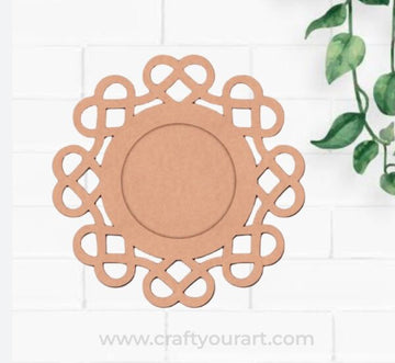 Diya Tealight Holder MDF Design 33