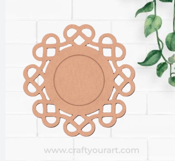 Diya Tealight Holder MDF Design 33