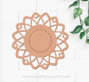 Diya Tealight Holder MDF Design 35