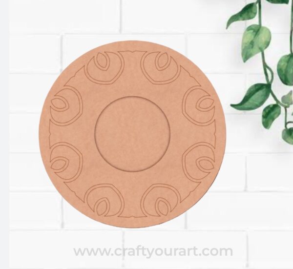 Diya Tealight Holder MDF Design 36